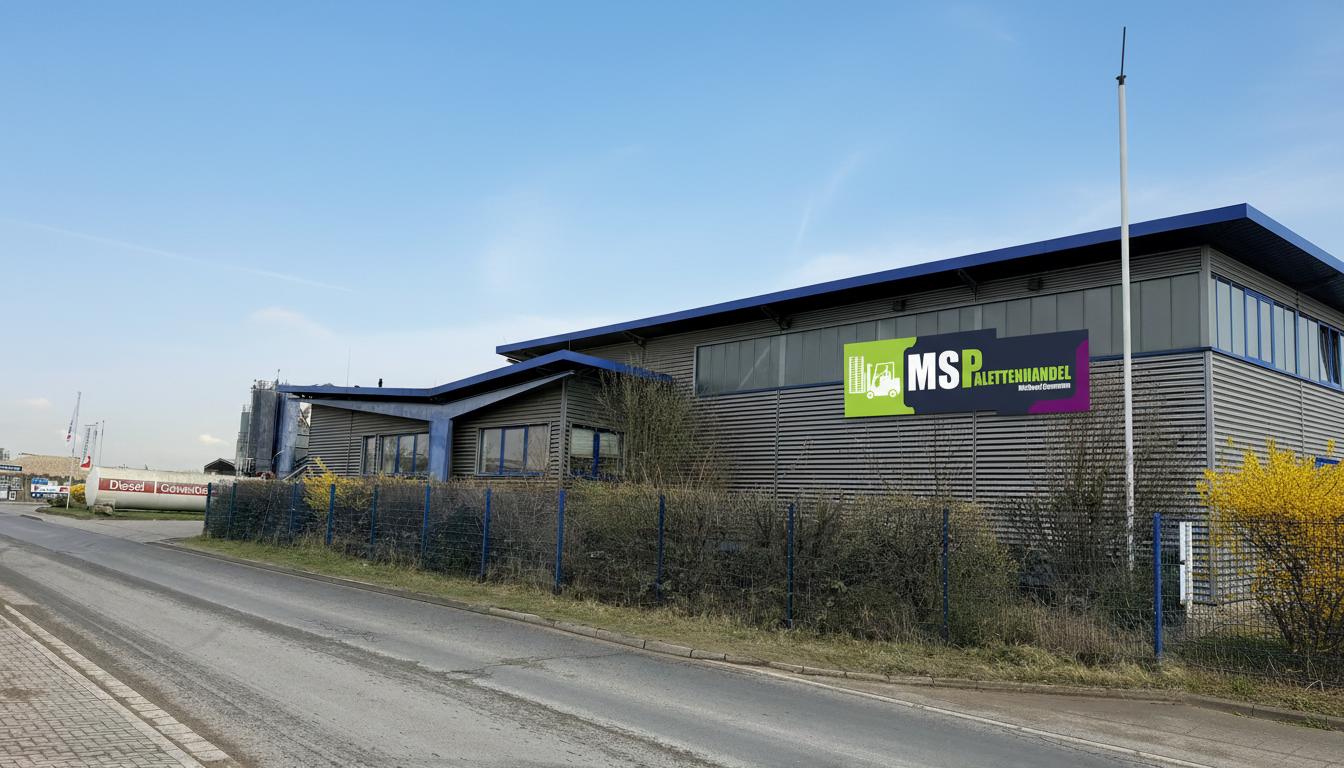 MS-Palettenhandel Betriebsgelände in Neuss
